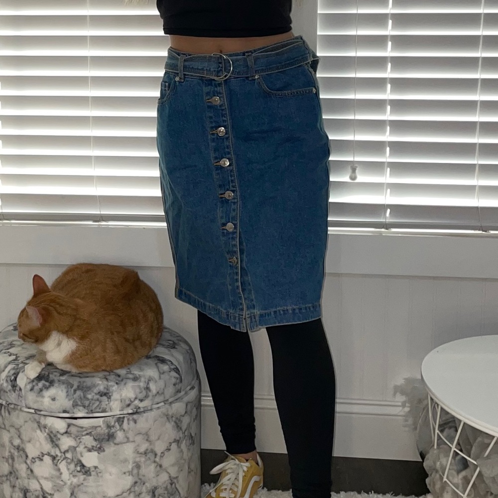 Denim skirt